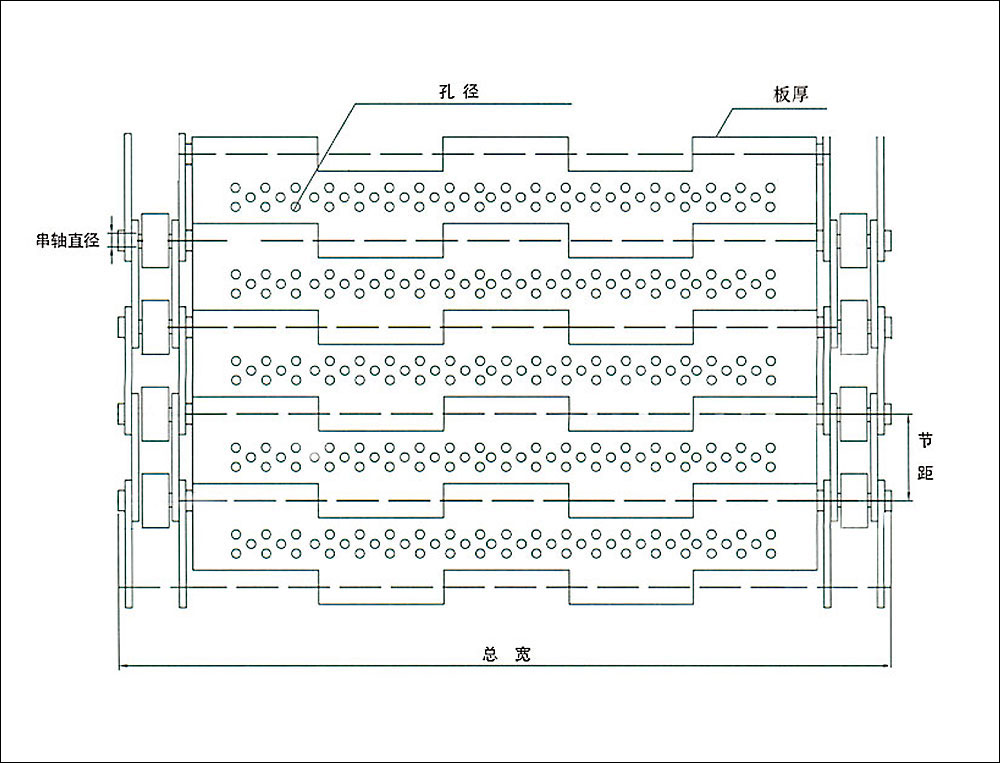 链板示意图
